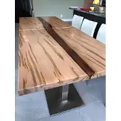 AEA Tisch epoxid harz esstisch echtes holz massive möbel wasserfall epoxy konferenz