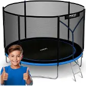 Neo-Sport - Tuintrampoline - 6ft/183cm - Met Veiligheidsnet - Met Ladder