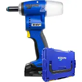Gesipa Accublindnietset Birdie, 7-delig, 10000 N, in L-Boxx