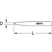 Ks Tools 9632550 Brozeplus korrels, 3 mm