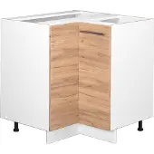 Vicco Fame-Line Hoekkast – 80.5 cm zonder werkblad Krachtige eik goud