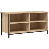 vidaXL Tv-meubel 100x40x50 cm bewerkt hout sonoma eikenkleurig