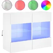 Sonstiges Tv-wandmeubel met LED-verlichting 78,5x30x60,5 cm wit