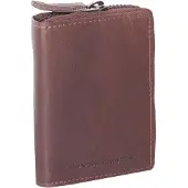 The Chesterfield Brand Leer portemonnee Robin Creditcard Wallet Brown bruine