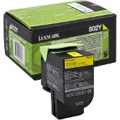 Lexmark 80C20Y0 (802Y) Toner Geel