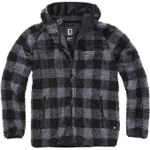 Brandit Fleece jas grijs / zwart