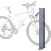 Mendler Fietsenrek -G20, fietsenrek, gegalvaniseerd staal outdoor poedercoating 96x24x10cm ~ grijs