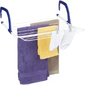 Relaxdays droogrek hangend - 4 m drooglengte - inklapbaar - voor radiator - balkon - verwarming
