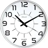 Unilux Silent Pile Including Wall Clock 375 Cm Zilver Kinderen