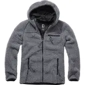 Brandit Fleece jas stone grey