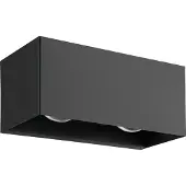 Eglo Wandlamp buiten | Up & Down | Lesmo | 3000K | Zwart | IP44 | 11.2W