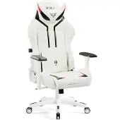 Diablo - Gaming stoel X-Ray 2.0 - Bureaustoel verstelbaar - King size - Wit / Zwart