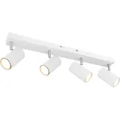 Globo Plafondlamp 4-lichts Robby wit
