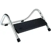 Wedo 103 2116 Voetsteun, voetplaat chroom, trapbalk zwart