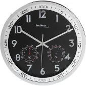 Technoline WT 7981 Wandklok Kwarts 30 cm x 50 mm Chroom