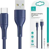 Usams U68 Serie - USB-C Kabel - 1m - Snel opladen - Blauw