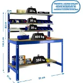 Simonwork (bancos De Trabajo) Bt1 Metaalplank 1445x910x610 Mm