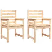 vidaXL Tuinstoelen 2 st 60x48x91 cm massief grenenhout