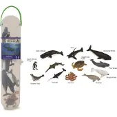 Collecta Figurine Mini Set - 12 Zeedieren - Zeedieren - Handgeschilderd - Miniatuur