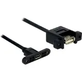 DeLOCK USB (v) - USB (v) inbouw adapter - 0,25 meter