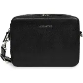 LANCASTER PARIS Schoudertas 'Homme Cuir Delphino Lucas' zwart