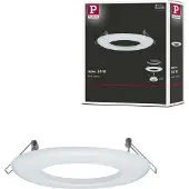Paulmann Accessoires: Inbouwlampen, inbouwadapter, diameter 130 mm, geschikt voor inbouw diepte 75-120 mm, voor montage in openingen van 68-70 mm