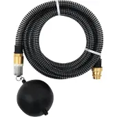 Syfax Zuigslang met messing koppelingen 1,1'' 3 m PVC zwart