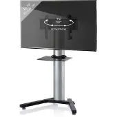 VCM TV voet TV standaard Stadino Mini 2 draaibaar (zilver / zwart)