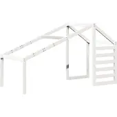 Syfax Kinderbedhuisje 198x87x113 cm massief grenenhout wit