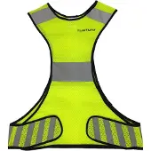 Tunturi X-shape Running Vest - X-vorm hardloopvest - Jogging reflectie vest Veiligheidsvest - Safety Vest - Veiligheidshesje - Hardloop veiligheidsvest - Reflecterend - Maat M