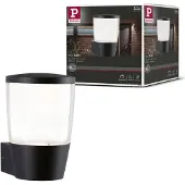 Paulmann Buitenverlichting , Bako, dimbare, Zwart, Metaal, Modern