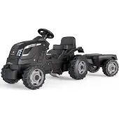 Smoby Farmer Xl Tractor With Trailer Zilver Kinderen