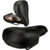 Fischer Fahrrad Zadel Fahrrad 85690 - Touren Aufbewahrung Zwart
