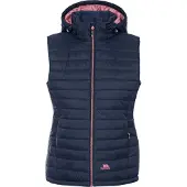 Trespass dames gewatteerde vest Aretha TP4390 (maat M) (marineblauw/oudroze)