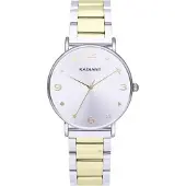 Radiant Cozy 36 Mm Ss Bitone Dameshorloge