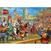 Gibsons legpuzzel The Joust at Warwick - 1000 stukjes puzzelplezier.