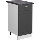 Vicco Fame-Line Keukenonderkast – 40 cm, WB Antraciet Antraciet-goud