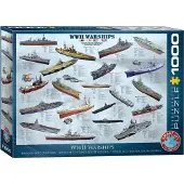 Sonstige Verlage WO II Oorlogsschepen puzzel van 1000 stukjes (6000-0133)