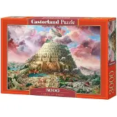 Castorland Tower of Babel – Puzzel – 3.000 stukjes – Satijnen afwerking – Perfecte pasvorm – Europese kwaliteit