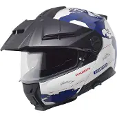 Schuberth E2 Atlas Wit Blauw Systeemhelm Maat XL
