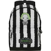 KARACTERMANIA Warner Bros. Rugzak 'Beetlejuice' groen / zwart / wit