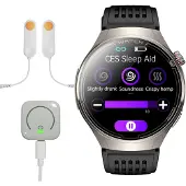 INF Smartwatch met ECG, Bluetooth-bellen en gezondheidsmonitoring Silver