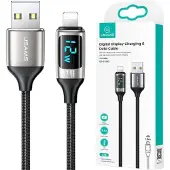 Usams US-SJ543 digitale oplader & data kabel 1.2m 480 Mbps