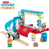 Fisher-Price bouwpakket Wonder Makers Postkantoor hout 35-delig