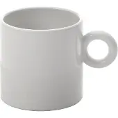 Alessi Koffiekop Dressed White Porcelain 70 ml (Set van 4)