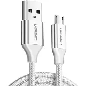 UGREEN USB-A naar Micro-USB Kabel 2m Wit (60153)