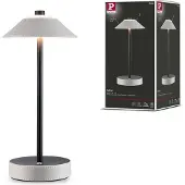 Paulmann Pellini 71174 Tafellamp met accu LED 2 W Beige, Zwart (mat)