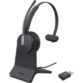 Yealink DECT-hoofdtelefoon WH64 Hybrid Mono met oplaadstation, geschikt voor Teams