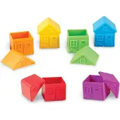 Learning Resources All About Me Sort & Match Houses - 3+