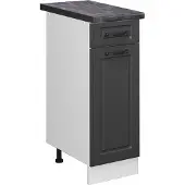 Vicco R-Line Keukenonderkast – 30 cm, WB Antraciet Antraciet landhuis